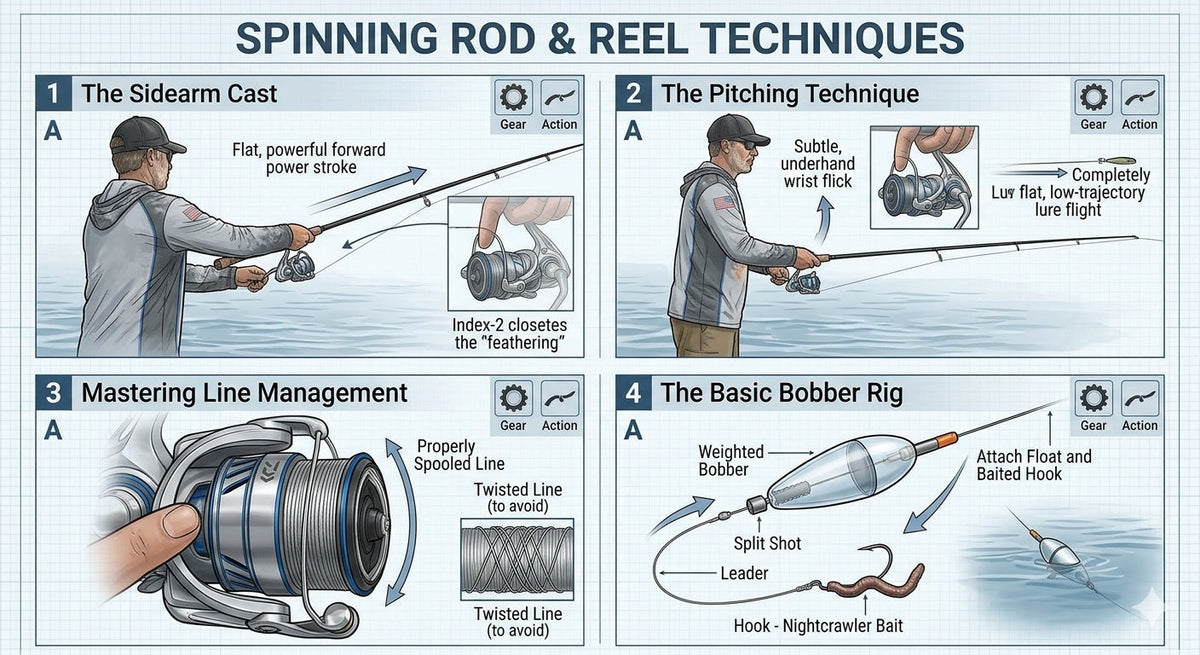 Spinning Rods and Reels: Line Setup and Casting Techniques for Beginners