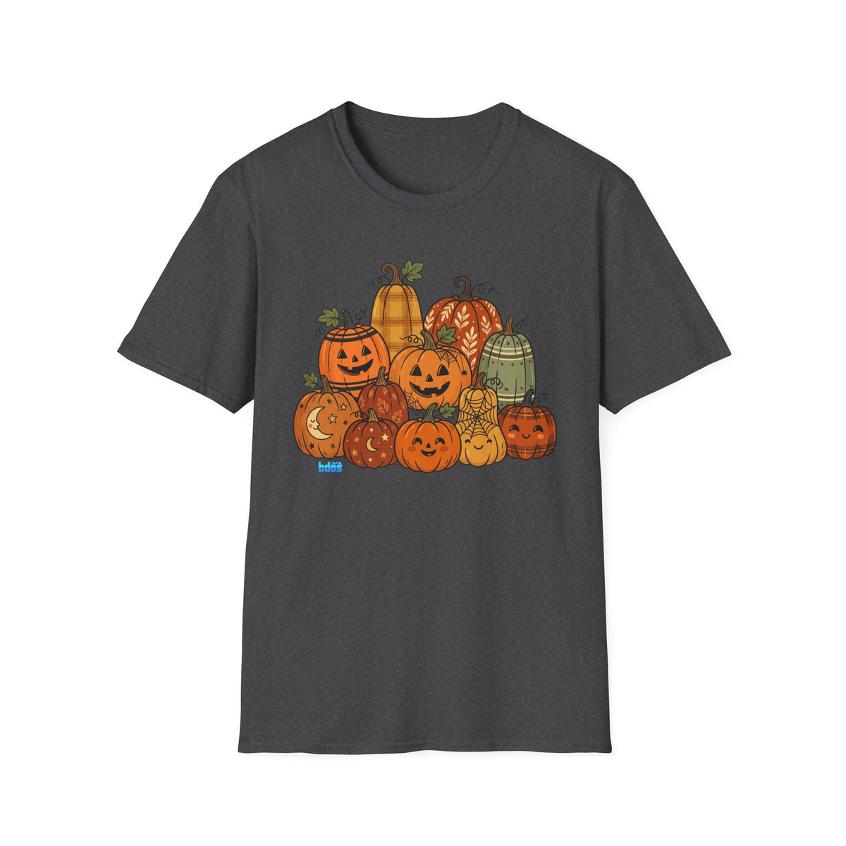 BDOS-Pumpkin Patch-WTShirt1 — Cute Stacked Halloween Pumpkins Design - Holiday Collection