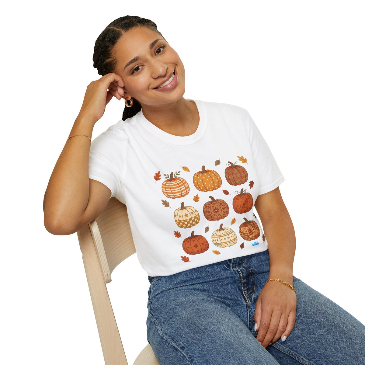 BDOS-Pumpkin Patch-TShirt1 — Cute Fall Jack-O'-Lanterns Tee - Holiday Collection