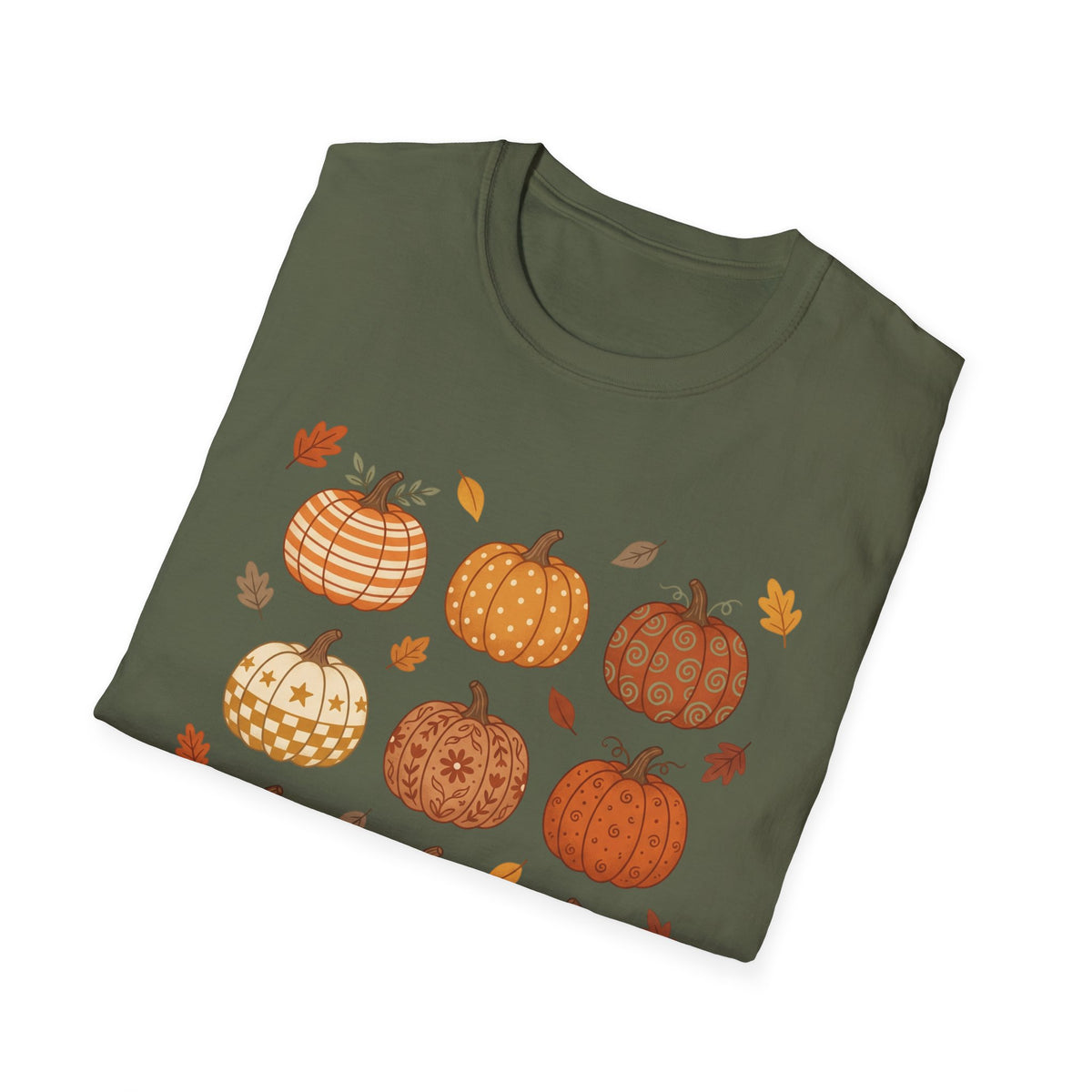 BDOS-Pumpkin Patch-TShirt1 — Cute Fall Jack-O'-Lanterns Tee - Holiday Collection