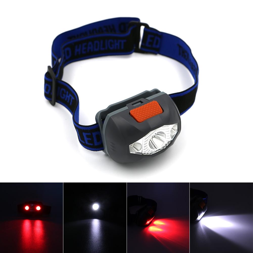 3 LED 800 Lumens 4 Modes Mini Headlamp Outdoor  Waterproof Flash Torch Lantern For Hunting,Use AAA Battery