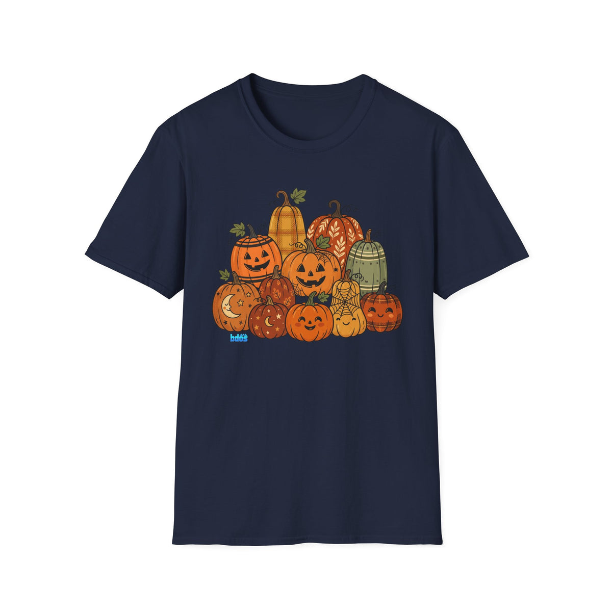 BDOS-Pumpkin Patch-WTShirt1 — Cute Stacked Halloween Pumpkins Design - Holiday Collection