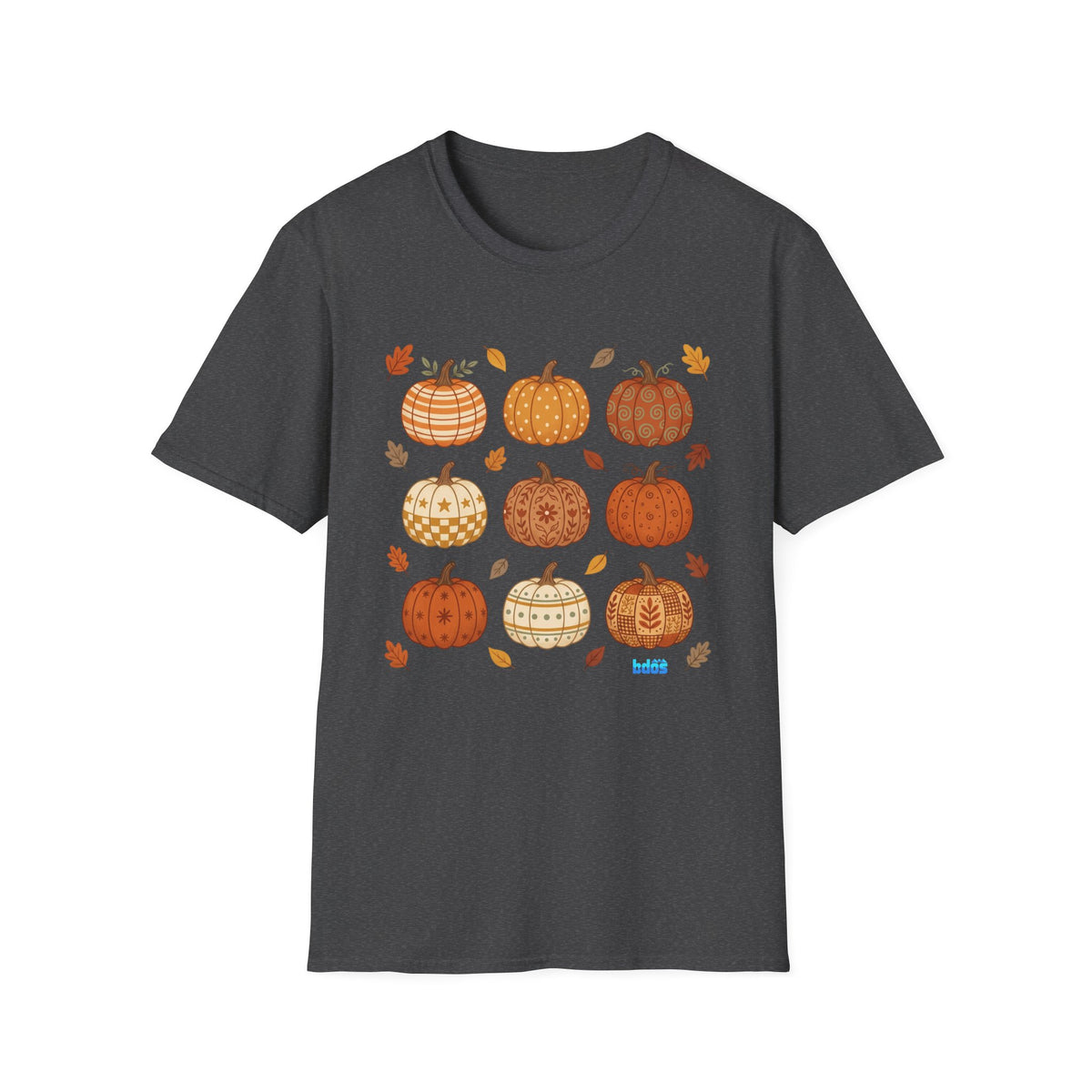 BDOS-Pumpkin Patch-WTShirt2 — Cute Fall Jack-O'-Lanterns Tee - Holiday Collection