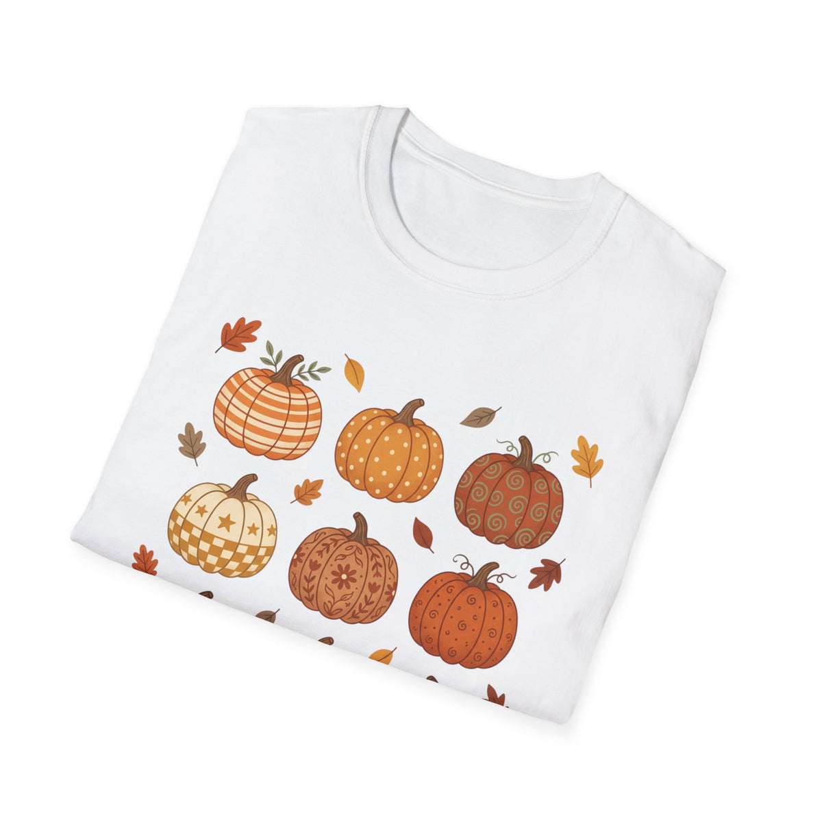 BDOS-Pumpkin Patch-TShirt1 — Cute Fall Jack-O'-Lanterns Tee - Holiday Collection