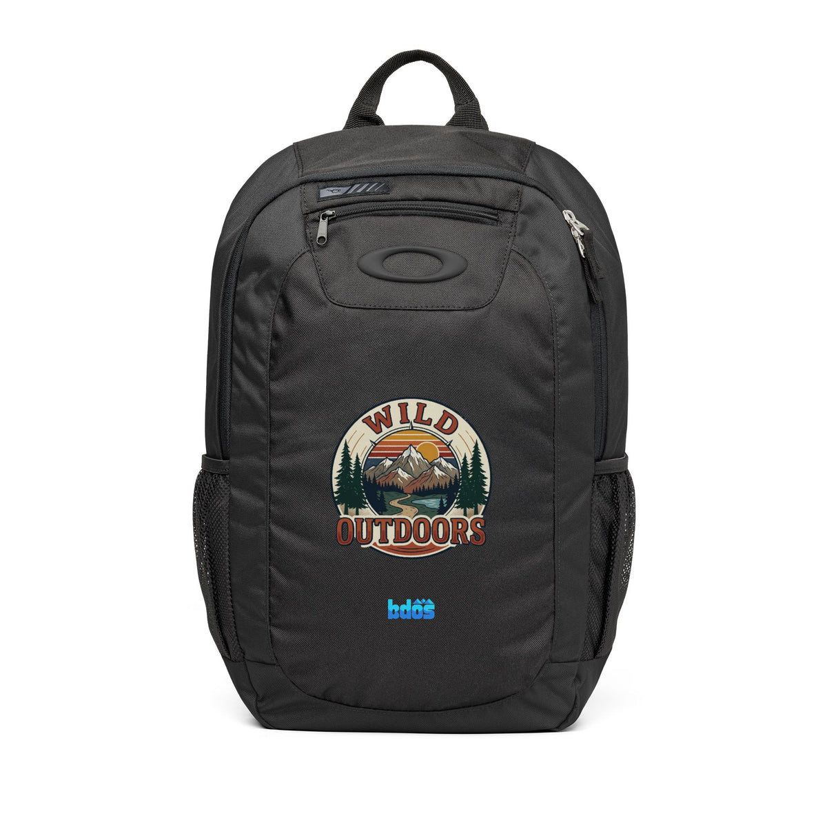 BDOS-Wild-Pack2 - 20L Enduro Backpack — Wild Outdoors Mountains & Sunset Embroidered Daypack - Outdoor Adventure Collection