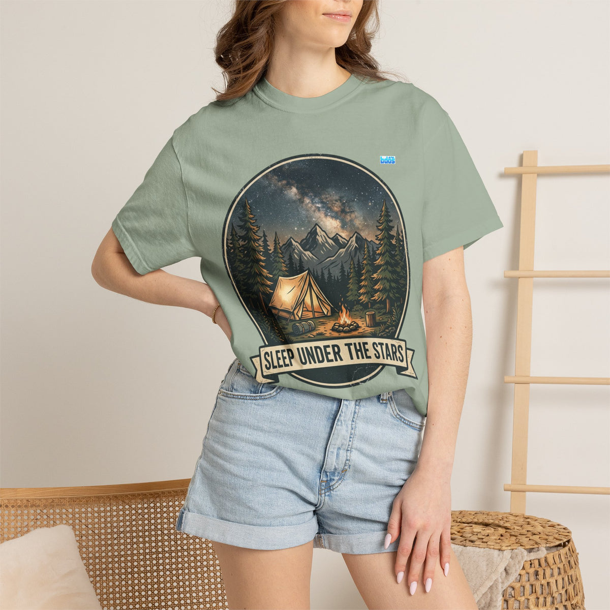 BDOS-Camping-UTShirt1 - Unisex Garment-Dyed T-shirt - Outdoor Adventures Collection