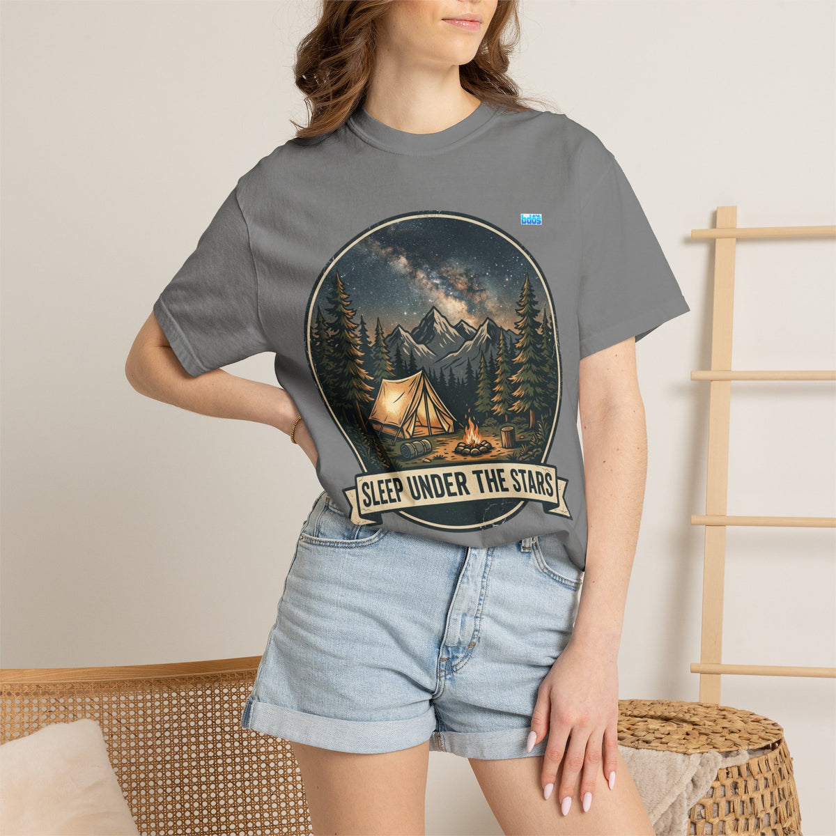 BDOS-Camping-UTShirt1 - Unisex Garment-Dyed T-shirt - Outdoor Adventures Collection