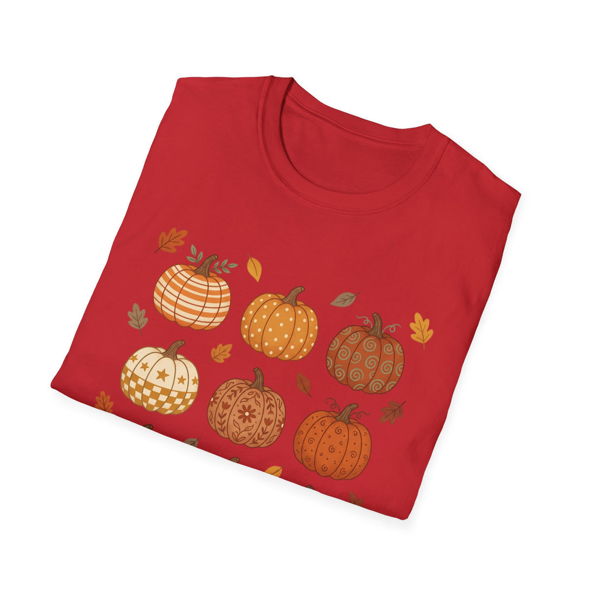 BDOS-Pumpkin Patch-TShirt1 — Cute Fall Jack-O'-Lanterns Tee - Holiday Collection