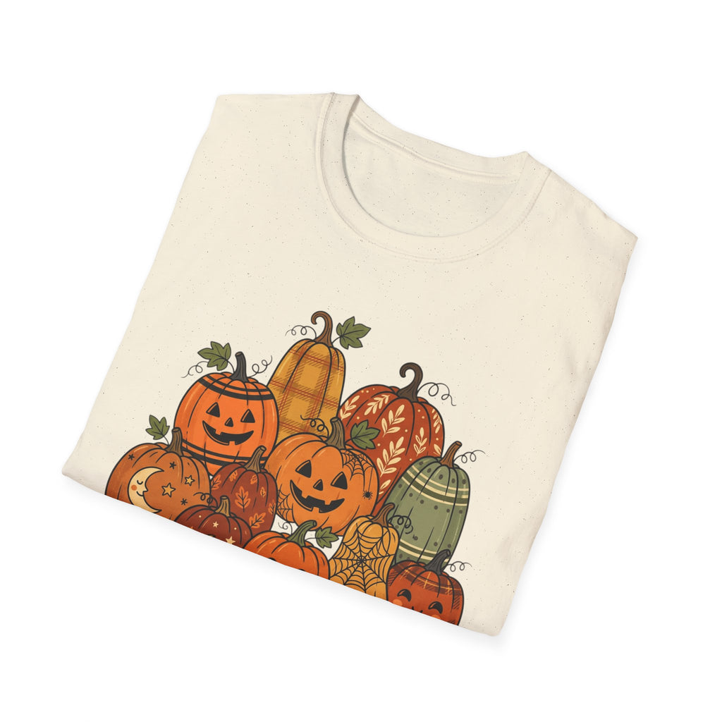 BDOS-Pumpkin Patch-TShirt1 — Cute Stacked Halloween Pumpkins Design - Holiday Collection