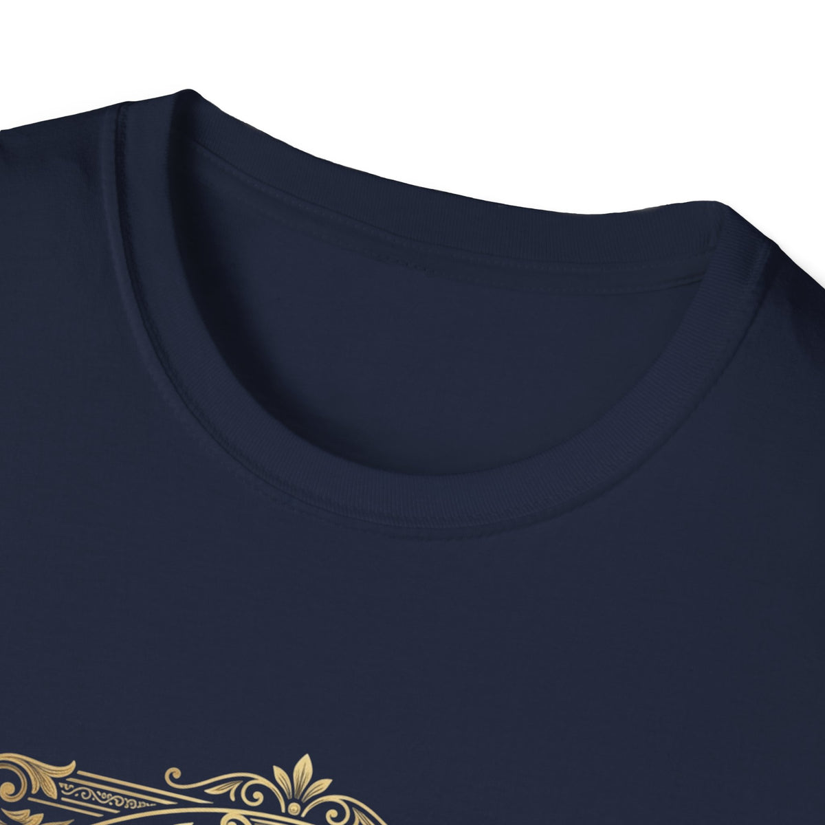 BDOS-Roman Numeral-UTShirt1 — Vintage Gold Ornate Crest "All Things" Design