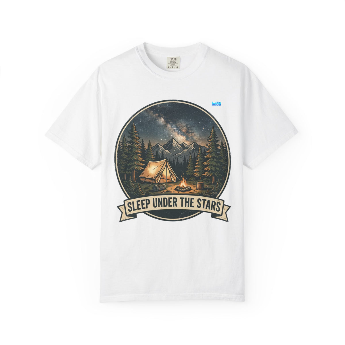 BDOS-Camping-UTShirt1 - Unisex Garment-Dyed T-shirt - Outdoor Adventures Collection