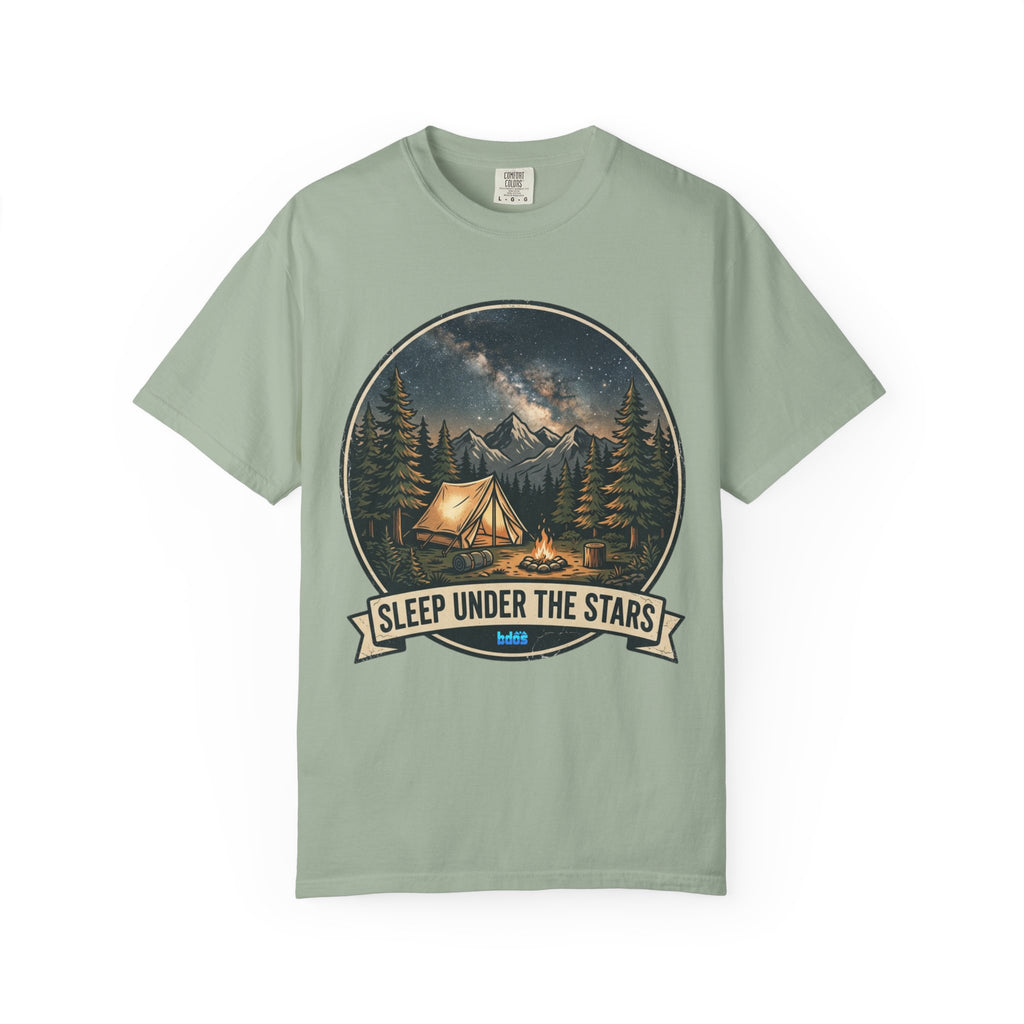 BDOS-Camping-UTShirt1 - Unisex Garment-Dyed T-shirt - Outdoor Adventures Collection