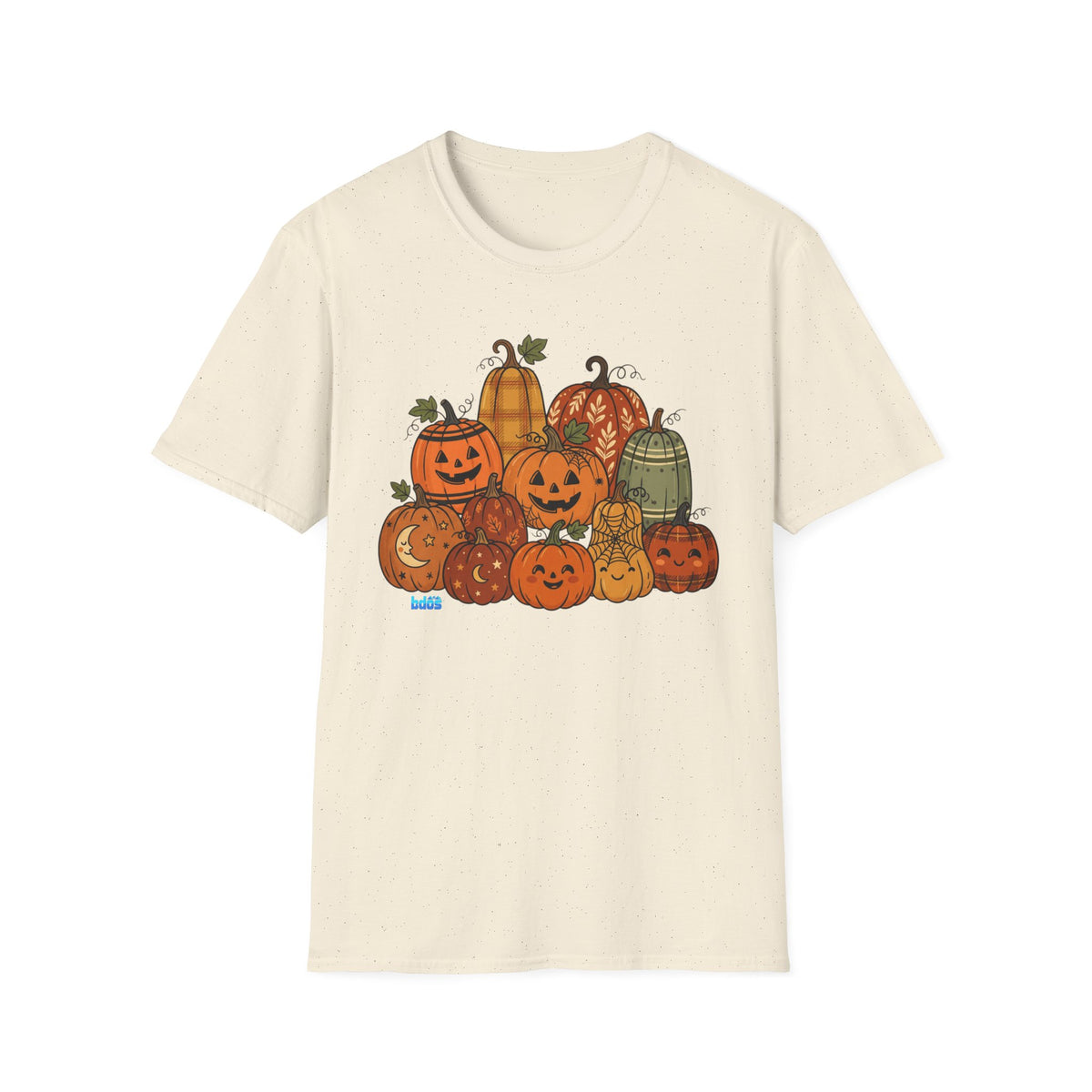 BDOS-Pumpkin Patch-WTShirt1 — Cute Stacked Halloween Pumpkins Design - Holiday Collection