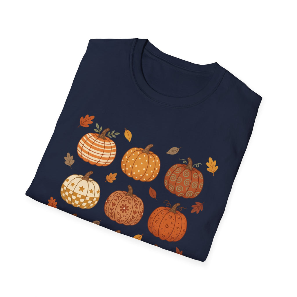 BDOS-Pumpkin Patch-TShirt1 — Cute Fall Jack-O'-Lanterns Tee - Holiday Collection