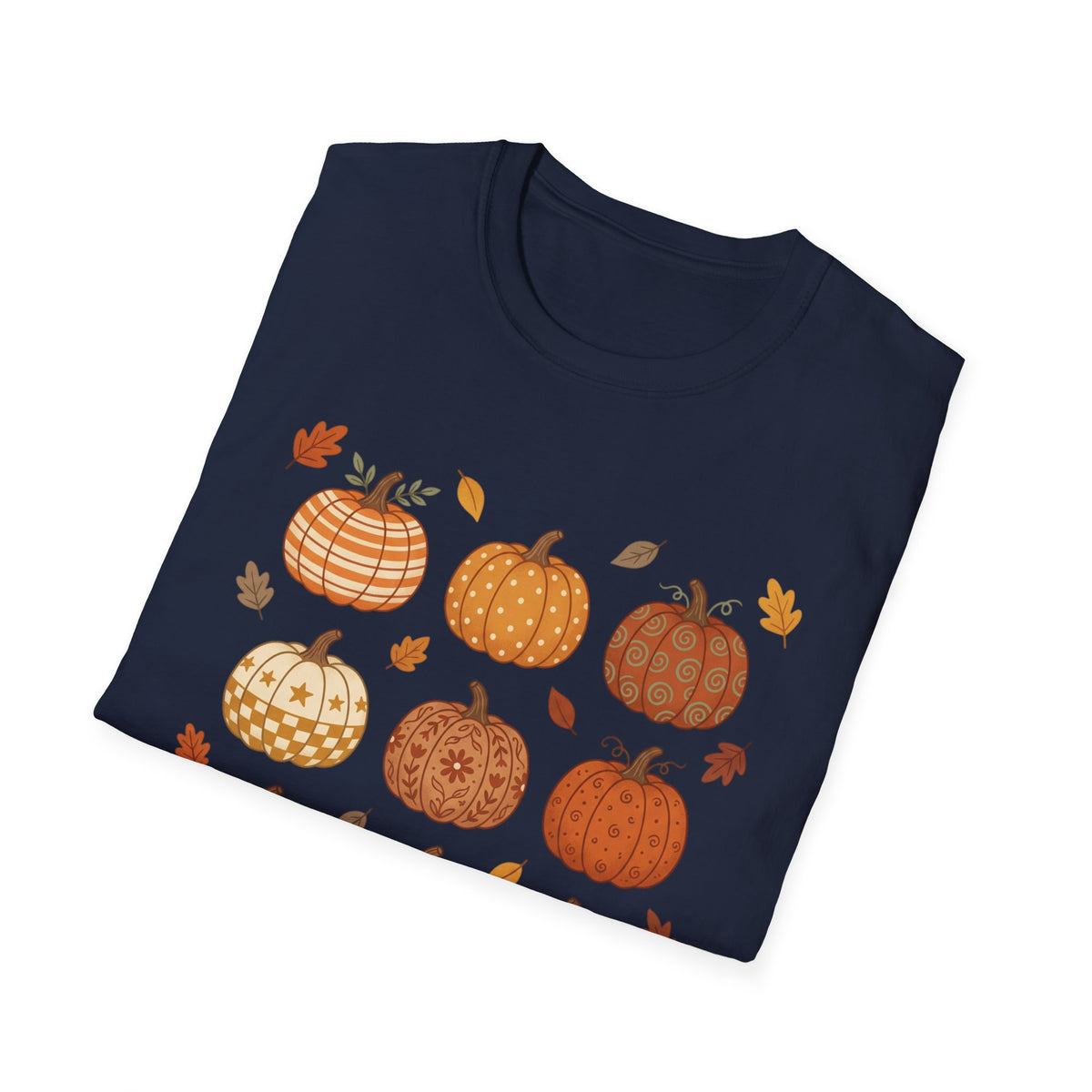 BDOS-Pumpkin Patch-TShirt1 — Cute Fall Jack-O'-Lanterns Tee - Holiday Collection