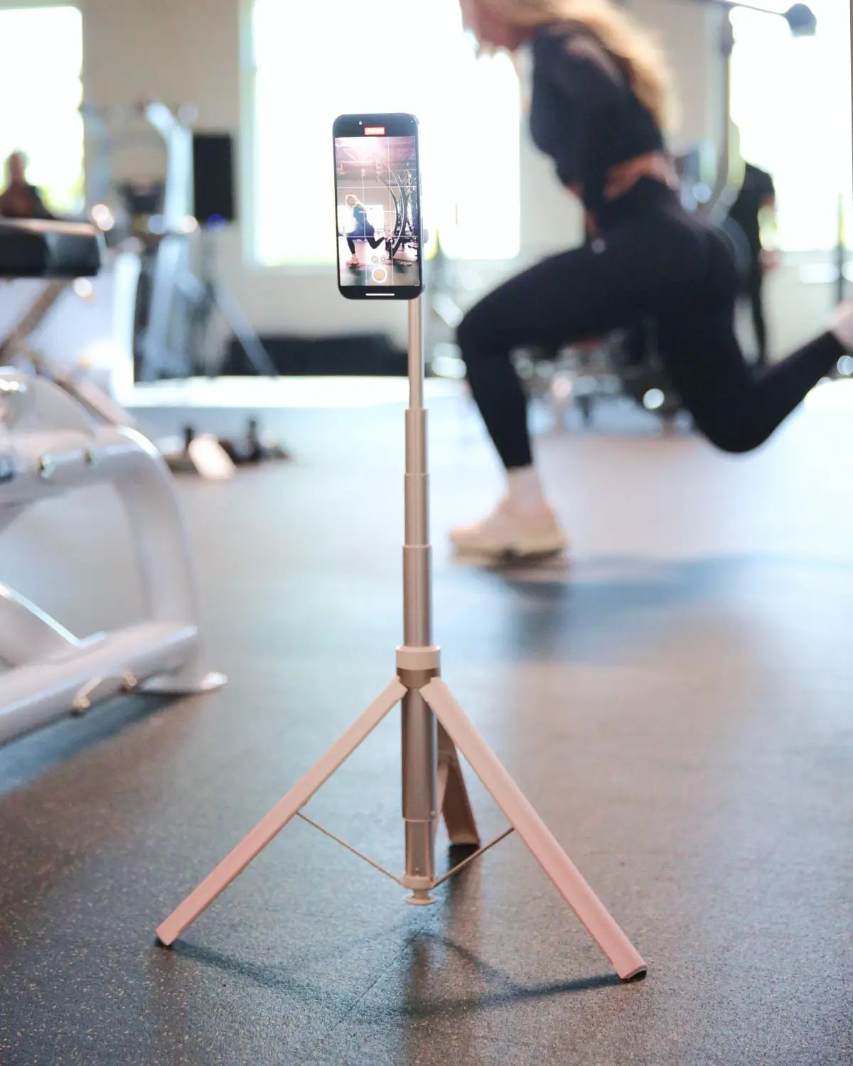 JustTap™ Magnetic Phone Tripod - Ombré Peach