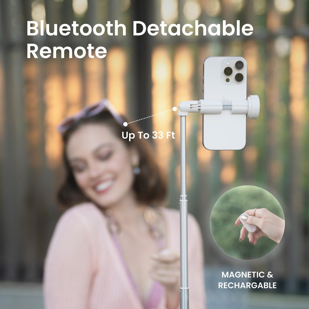 JustTap™ Ombré Peach Phone Tripod