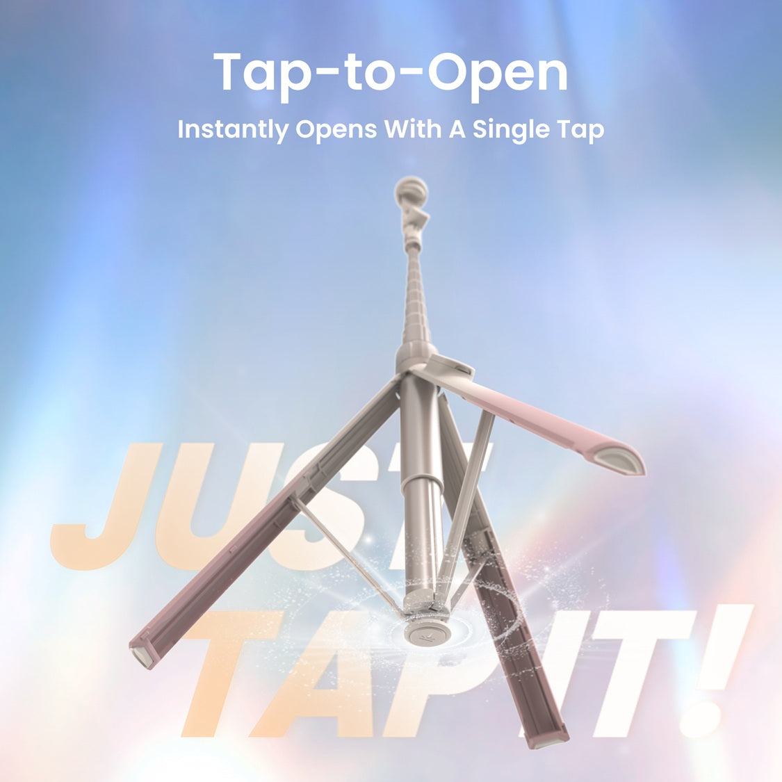 JustTap™ Ombré Peach Phone Tripod