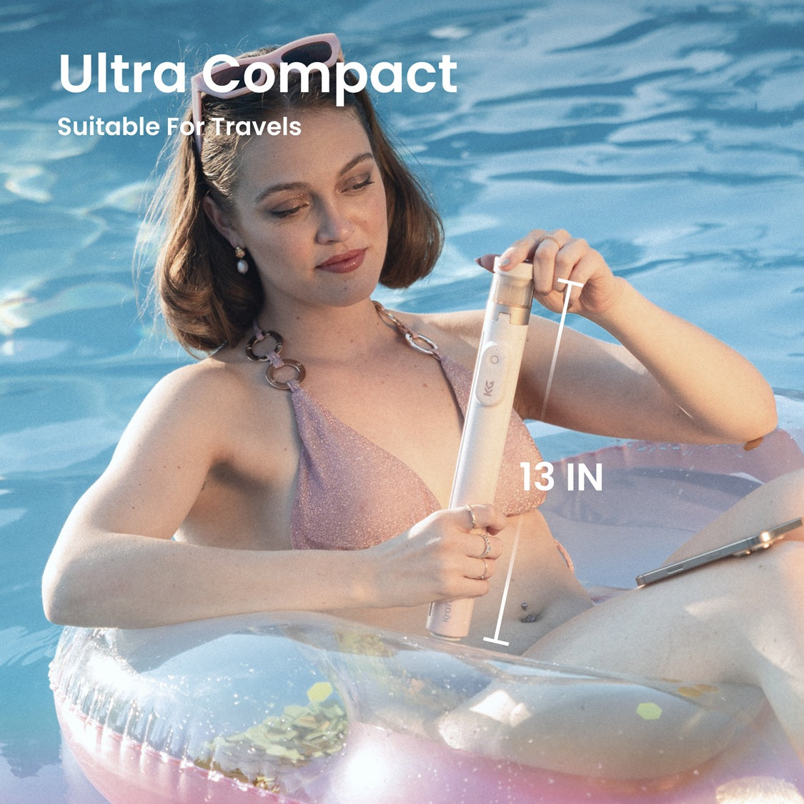 JustTap™ Ombré Peach Phone Tripod