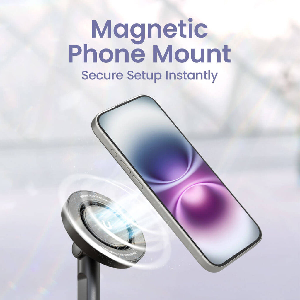 JustTap™ Magnetic Phone Tripod