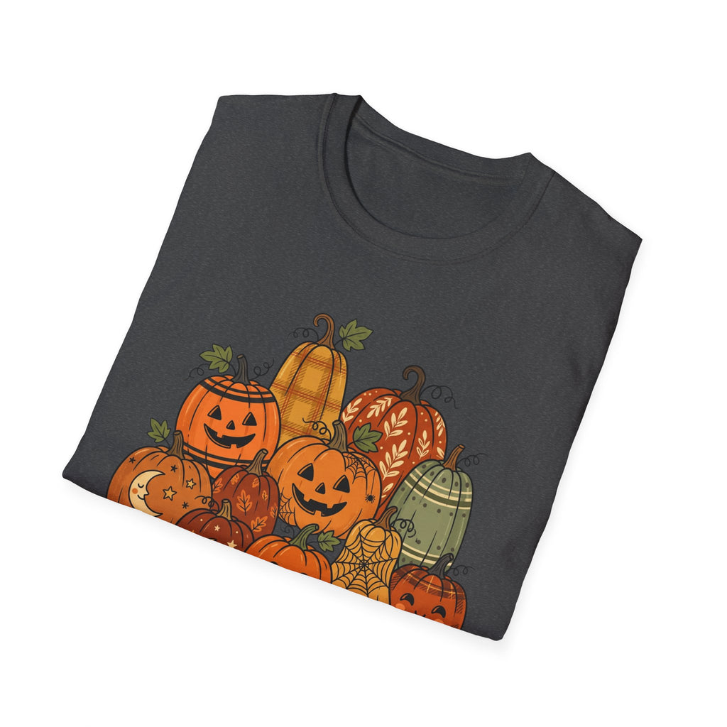 BDOS-Pumpkin Patch-TShirt1 — Cute Stacked Halloween Pumpkins Design - Holiday Collection