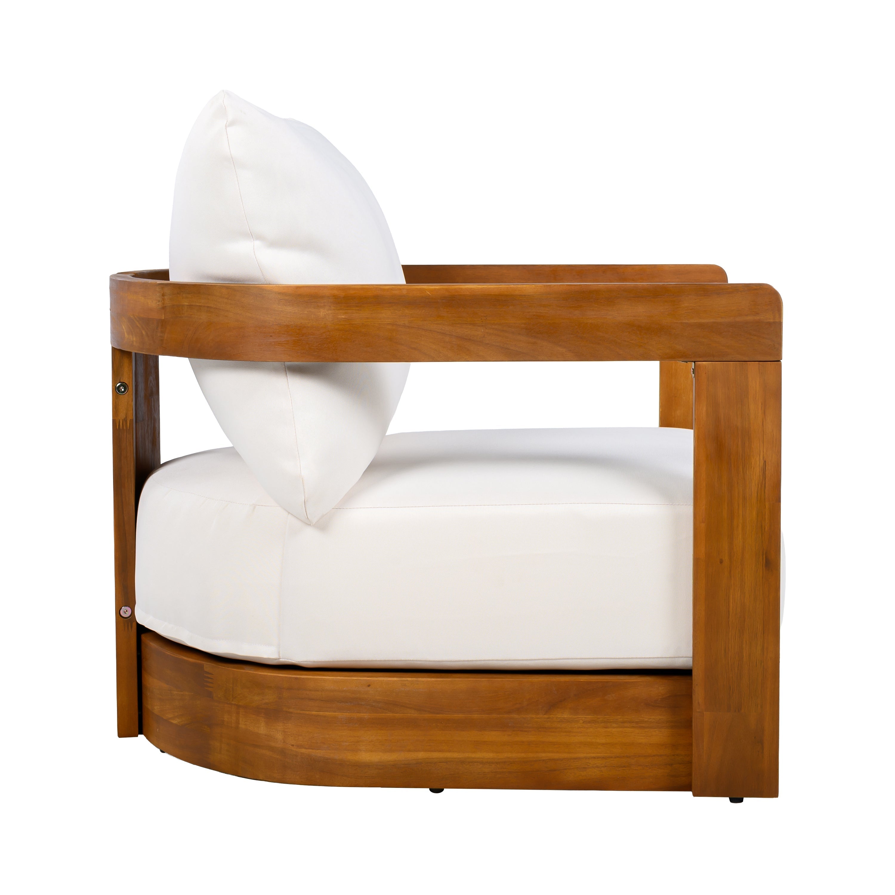 Premium Acacia Wood Outdoor Club Chair
