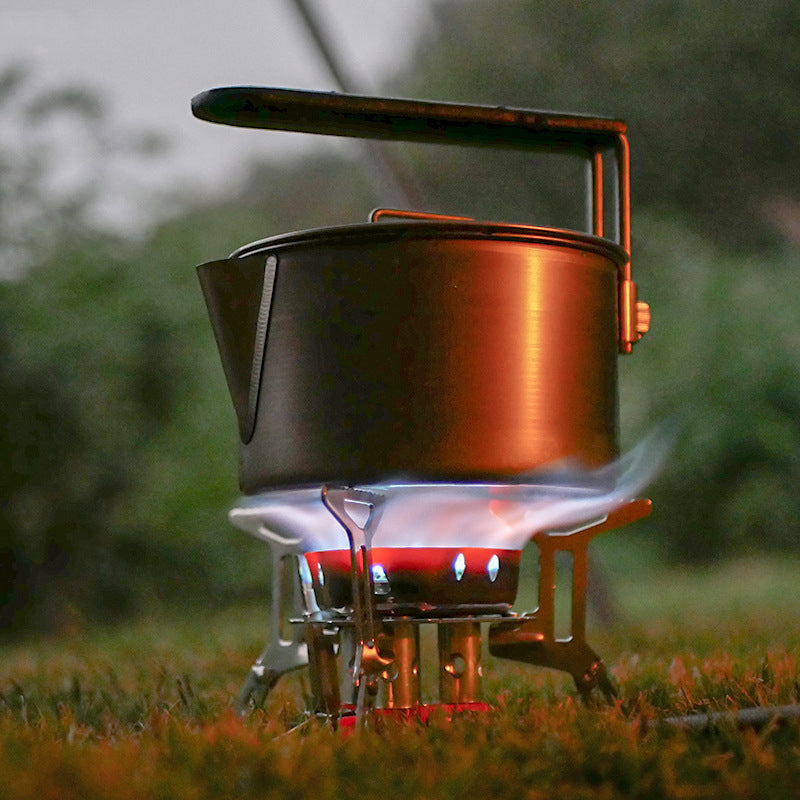 Design Camping Gas Stove Delicate Appearance Outdoor Hiking Portable Gas Stove