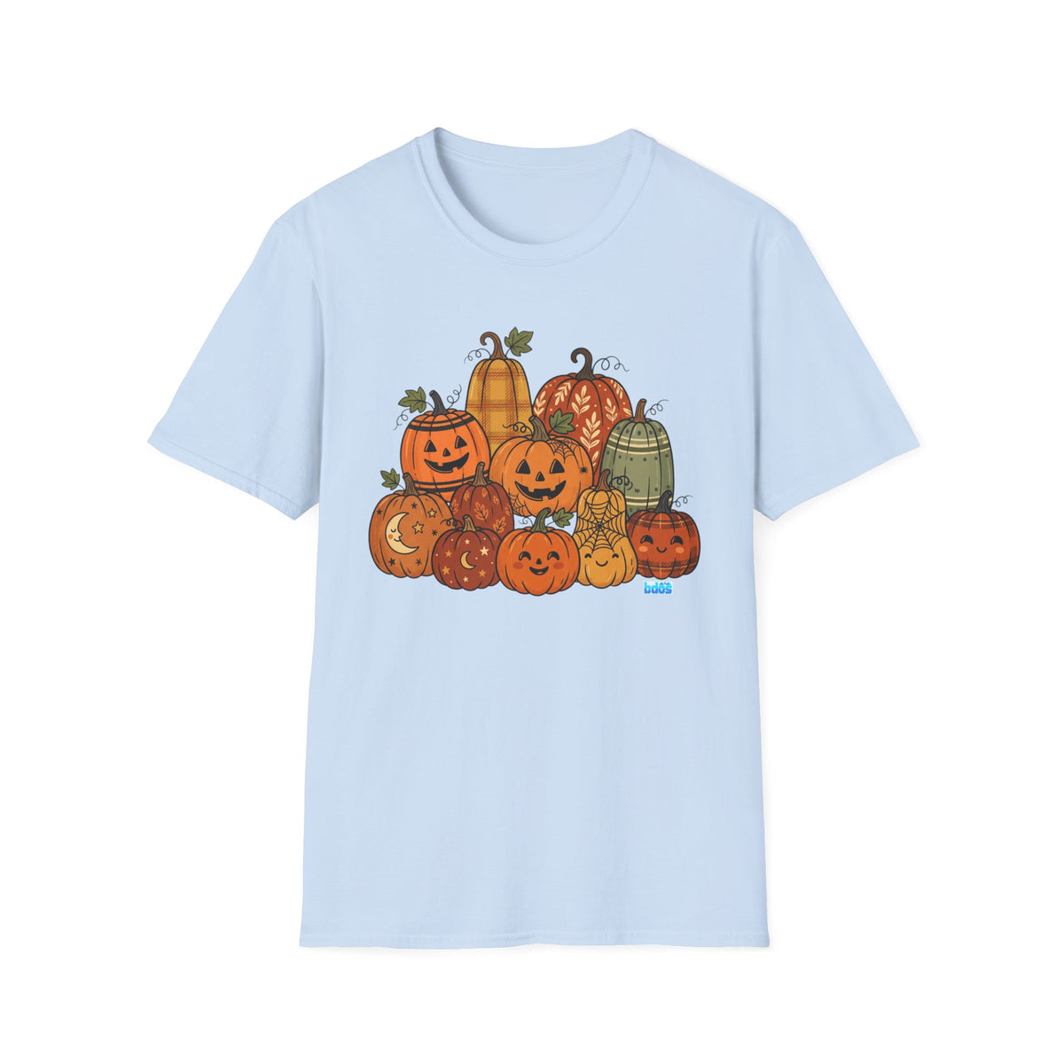 BDOS-Pumpkin Patch-TShirt1 — Cute Stacked Halloween Pumpkins Design - Holiday Collection