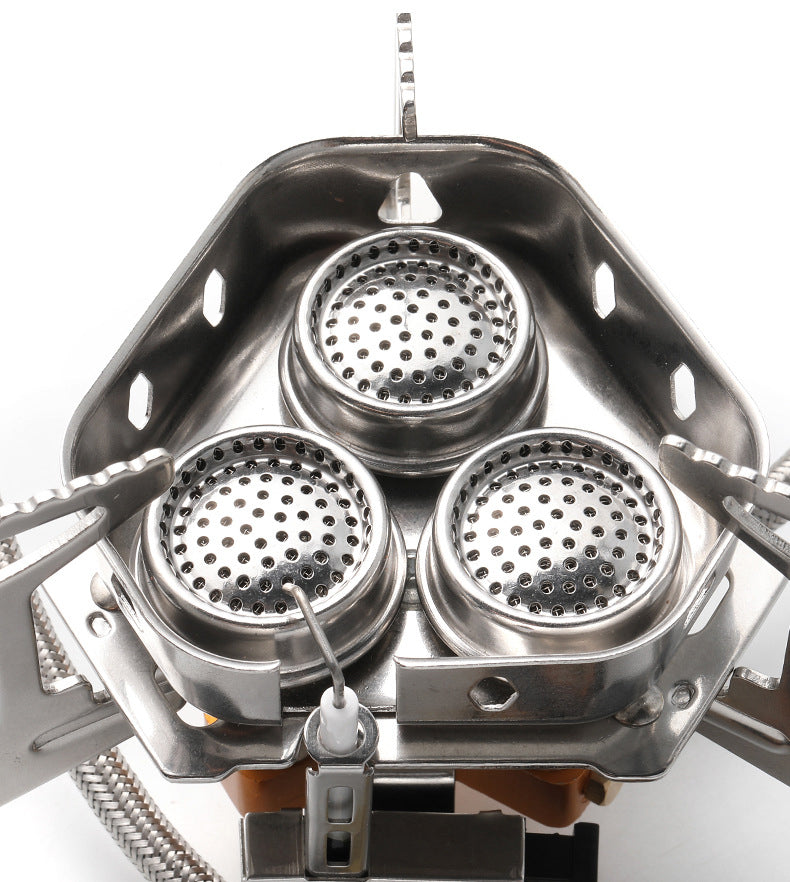 Design Camping Gas Stove Delicate Appearance Outdoor Hiking Portable Gas Stove
