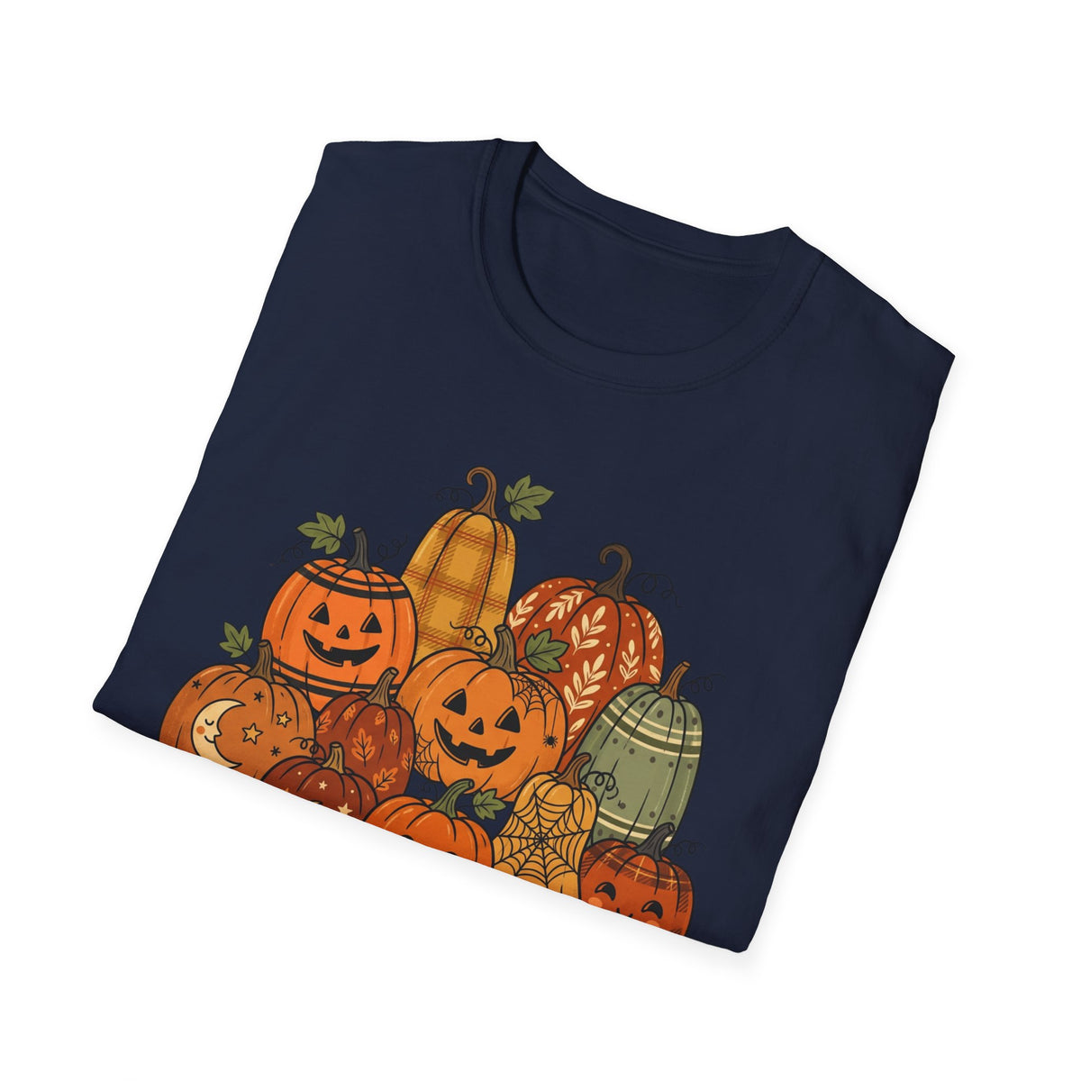 BDOS-Pumpkin Patch-TShirt1 — Cute Stacked Halloween Pumpkins Design - Holiday Collection