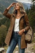Women's Slim-Fit Rainproof Trench Coat