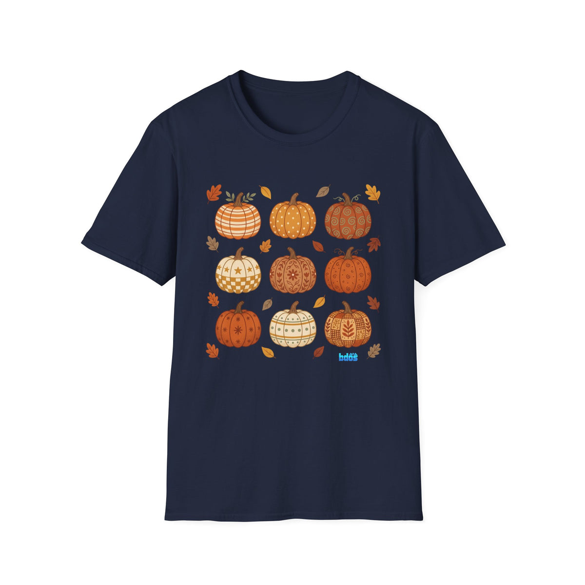 BDOS-Pumpkin Patch-WTShirt2 — Cute Fall Jack-O'-Lanterns Tee - Holiday Collection