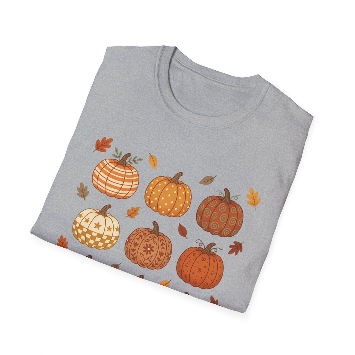 BDOS-Pumpkin Patch-TShirt1 — Cute Fall Jack-O'-Lanterns Tee - Holiday Collection