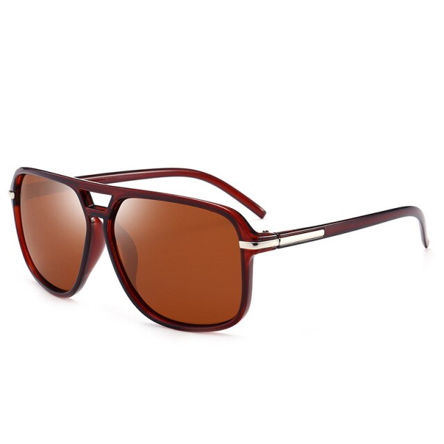Oversized Driving Sunglasses for Men – Polarized Reflective Lens Eyewear