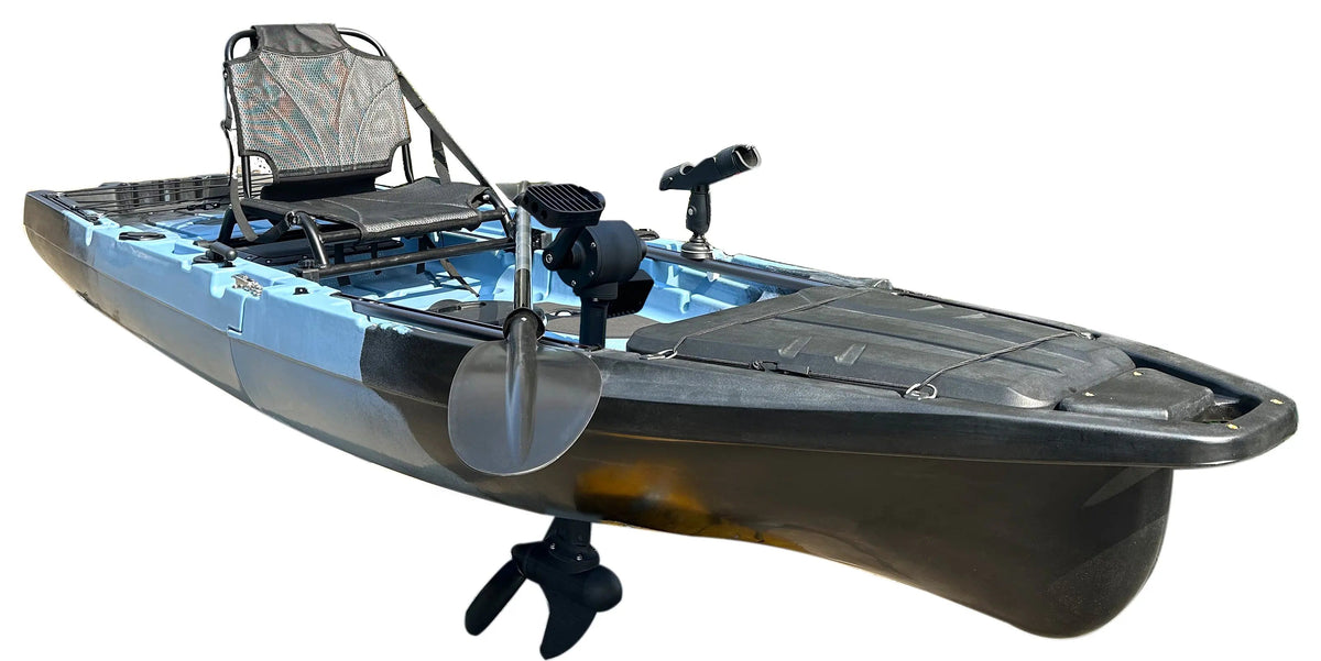 Blue-Gray Recon 10ft Propeller Drive Modular Fishing Kayak