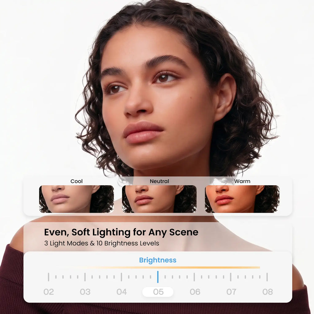 GlowRing™ Portable Ring Light with Tripod Stand
