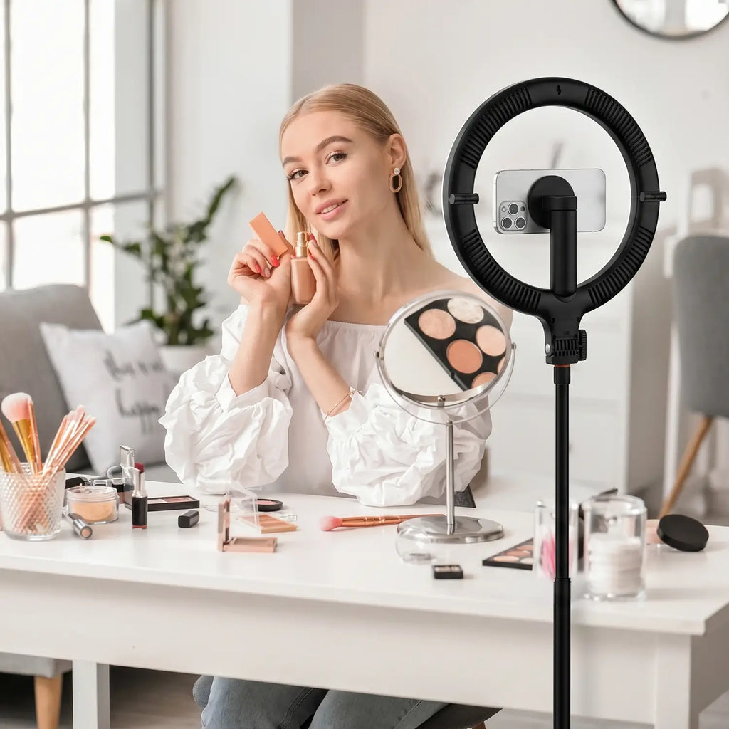 GlowRing™ Portable Ring Light with Tripod Stand