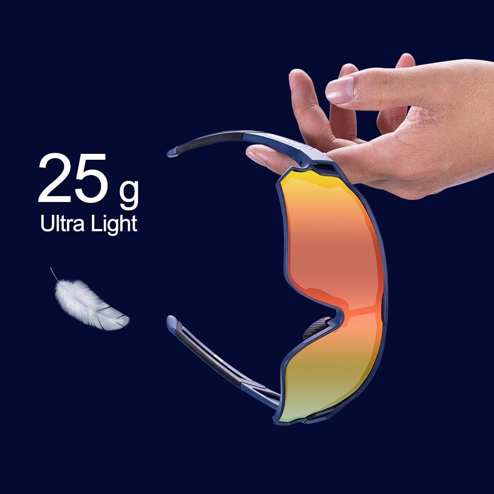ROCKBROS Polarised Full Lens Sunglasses Cycling Bicycle Glasses Outdoor Sports Eyewear UV400