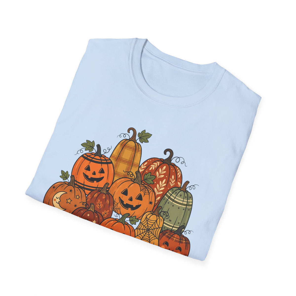 BDOS-Pumpkin Patch-TShirt1 — Cute Stacked Halloween Pumpkins Design - Holiday Collection