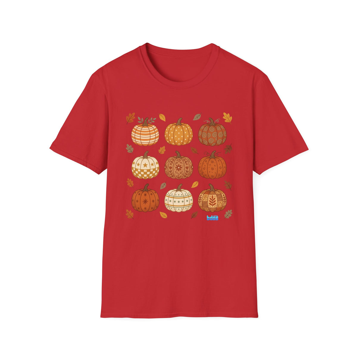 BDOS-Pumpkin Patch-WTShirt2 — Cute Fall Jack-O'-Lanterns Tee - Holiday Collection