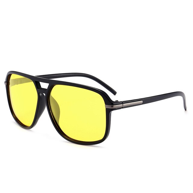 Oversized Driving Sunglasses for Men – Polarized Reflective Lens Eyewear