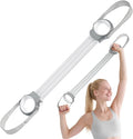 Figure 8 Fitness Resistance Bands with Handles, 20-60lb Adjustable Elastic Excercise Band, Non-Slip Fabric Silicone Bands for Strength Stretch Flexibility Training Arms Back Shoulder Chest Legs