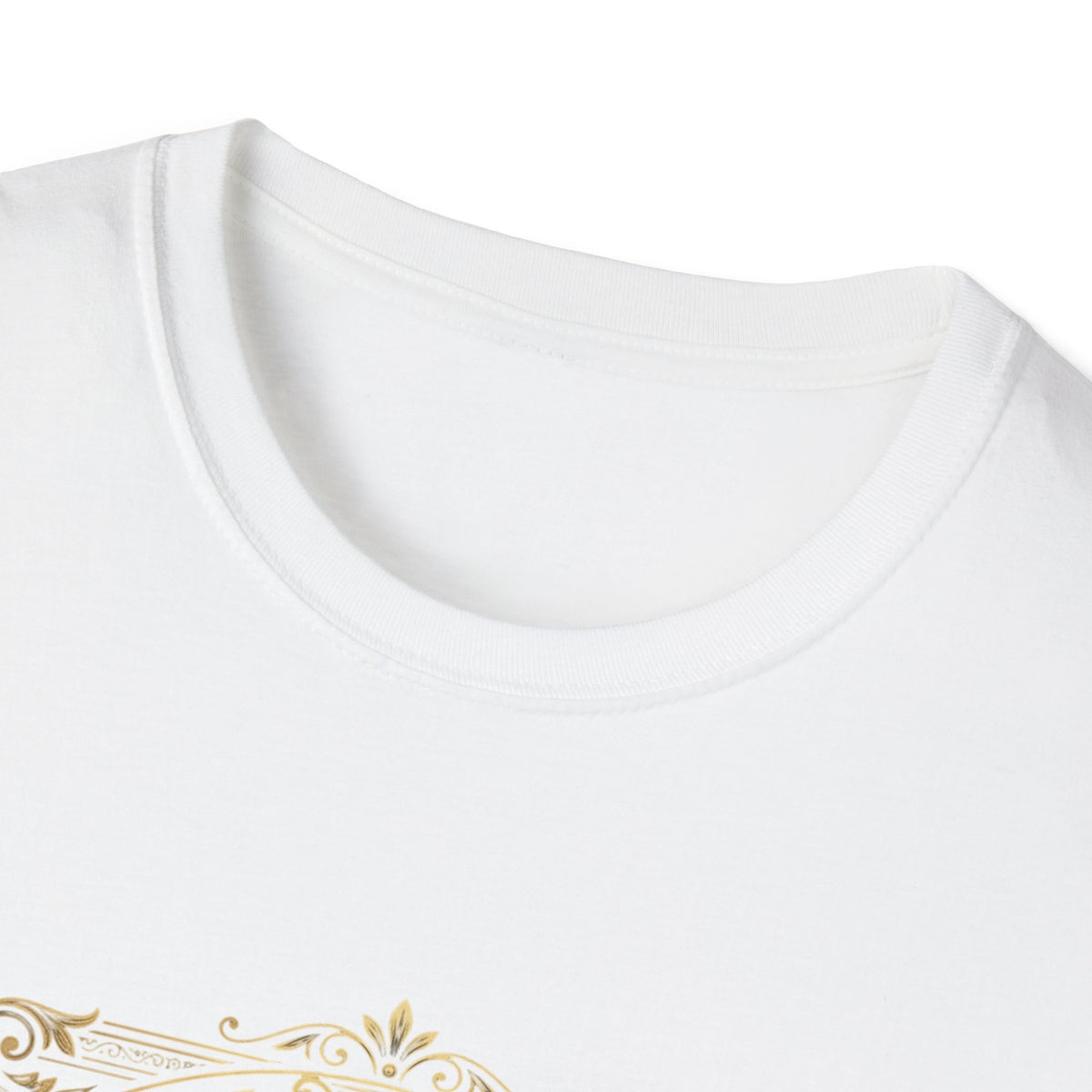BDOS-Roman Numeral-UTShirt1 — Vintage Gold Ornate Crest "All Things" Design
