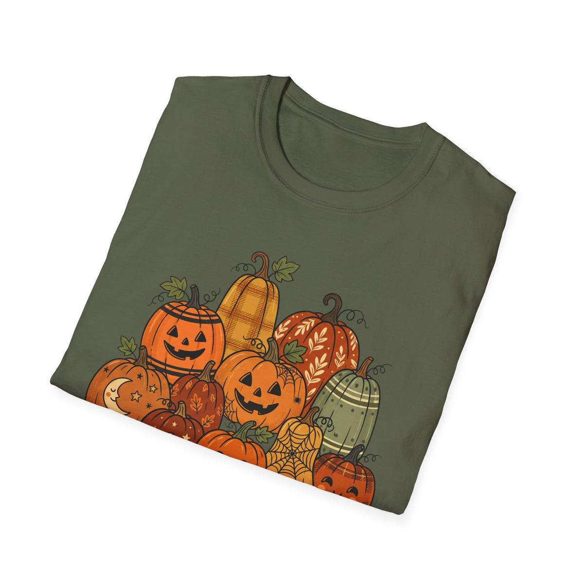 BDOS-Pumpkin Patch-TShirt1 — Cute Stacked Halloween Pumpkins Design - Holiday Collection
