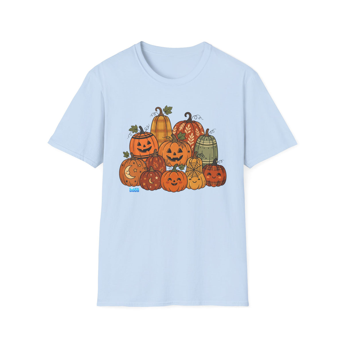 BDOS-Pumpkin Patch-WTShirt1 — Cute Stacked Halloween Pumpkins Design - Holiday Collection