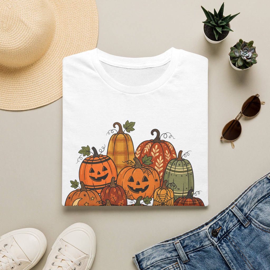 BDOS-Pumpkin Patch-TShirt1 — Cute Stacked Halloween Pumpkins Design - Holiday Collection