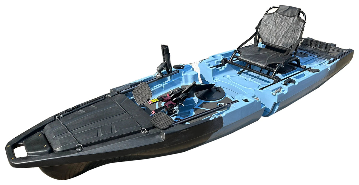 Blue-Gray Recon 10ft Propeller Drive Modular Fishing Kayak