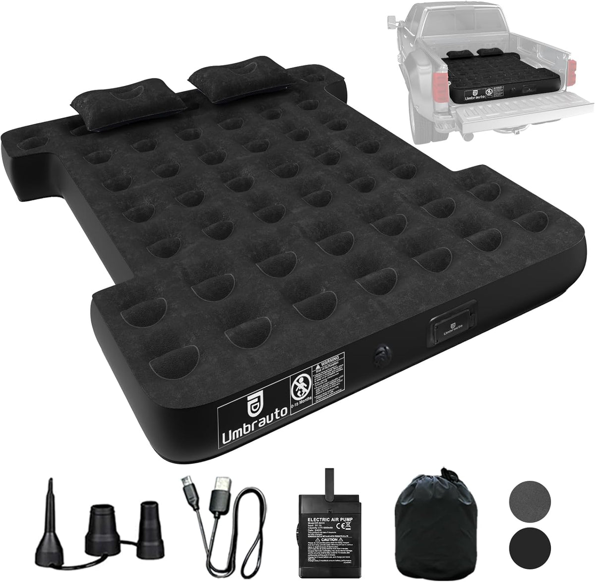 5.5-5.8ft | 6-6.5ft Ford Truck Bed Air Mattress 1.0