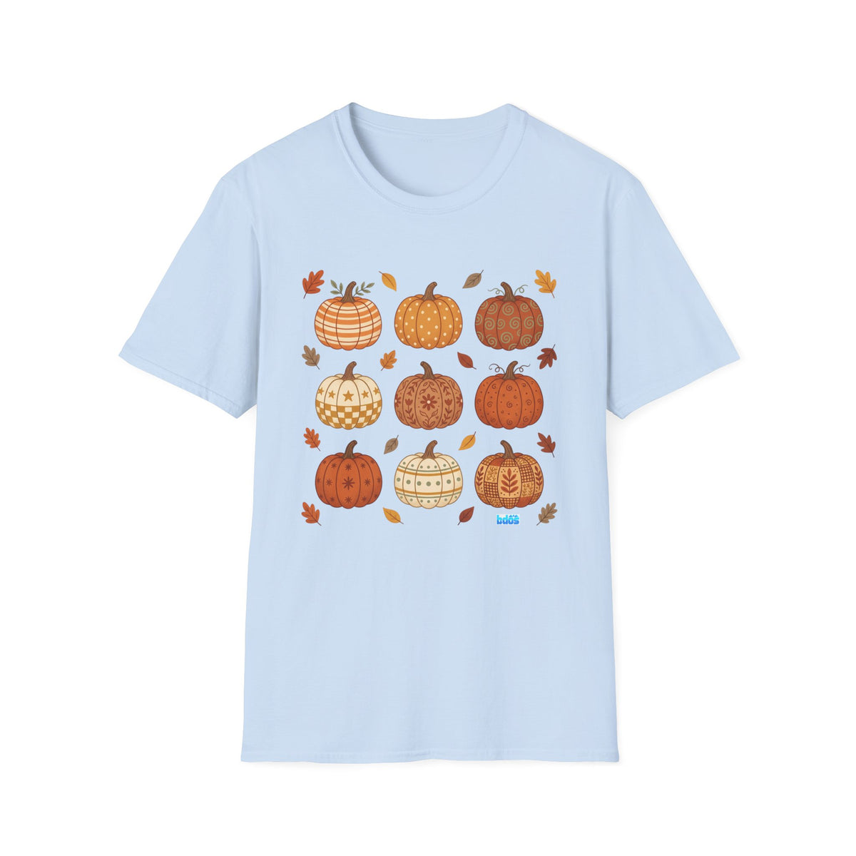 BDOS-Pumpkin Patch-TShirt1 — Cute Fall Jack-O'-Lanterns Tee - Holiday Collection