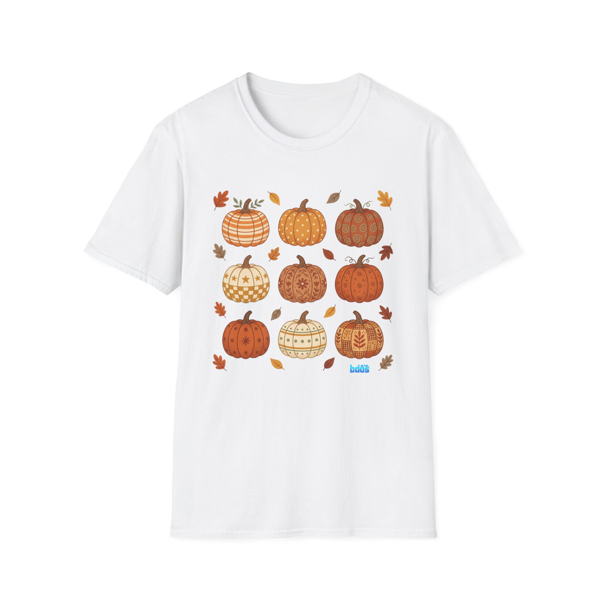 BDOS-Pumpkin Patch-WTShirt2 — Cute Fall Jack-O'-Lanterns Tee - Holiday Collection